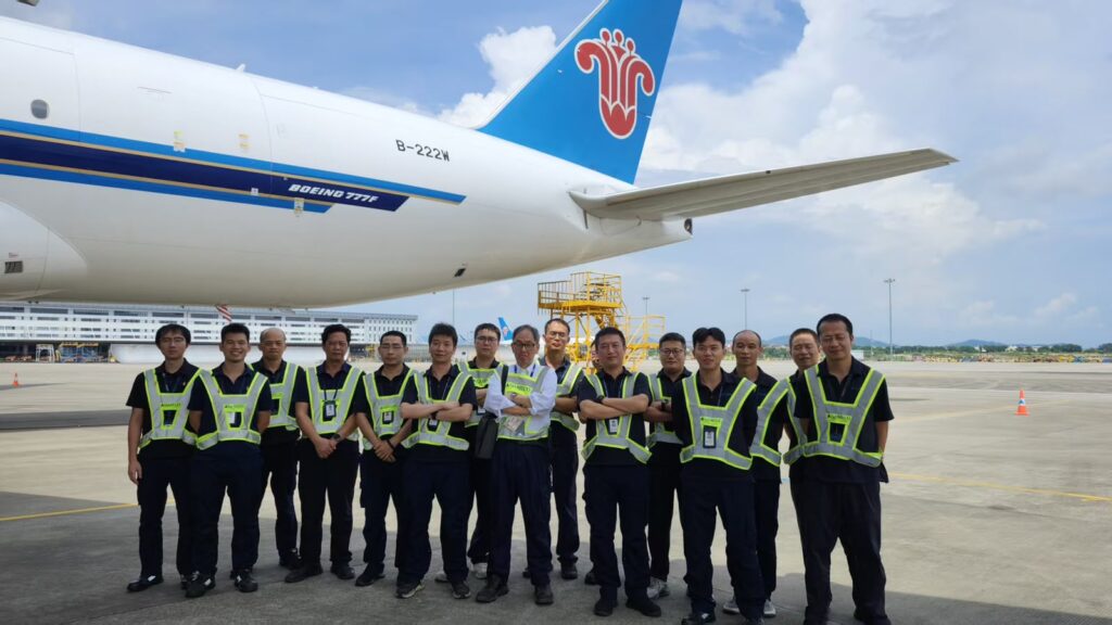 B777 practical in china
